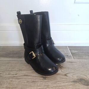 Michael Kors black boots for girls